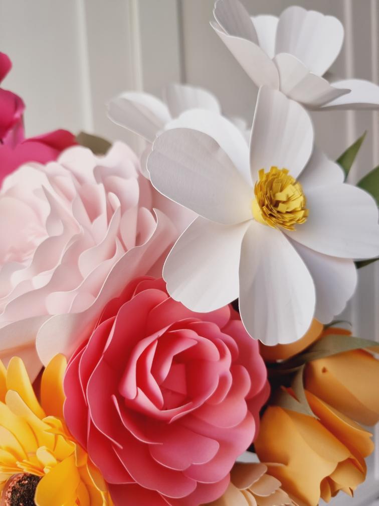 Paper Flower Arrangement - Pink Spring