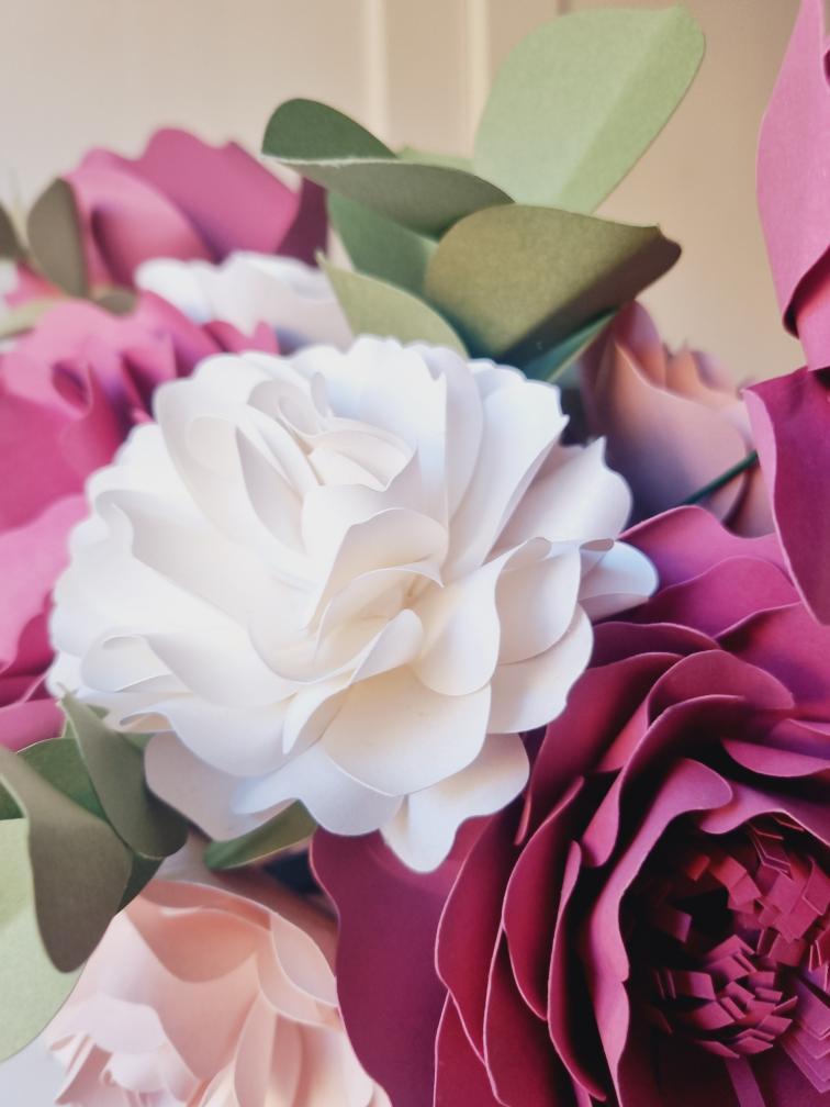 Paper Flower Arrangement - Pink & Blush