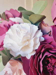 Paper Flower Arrangement - Pink & Blush