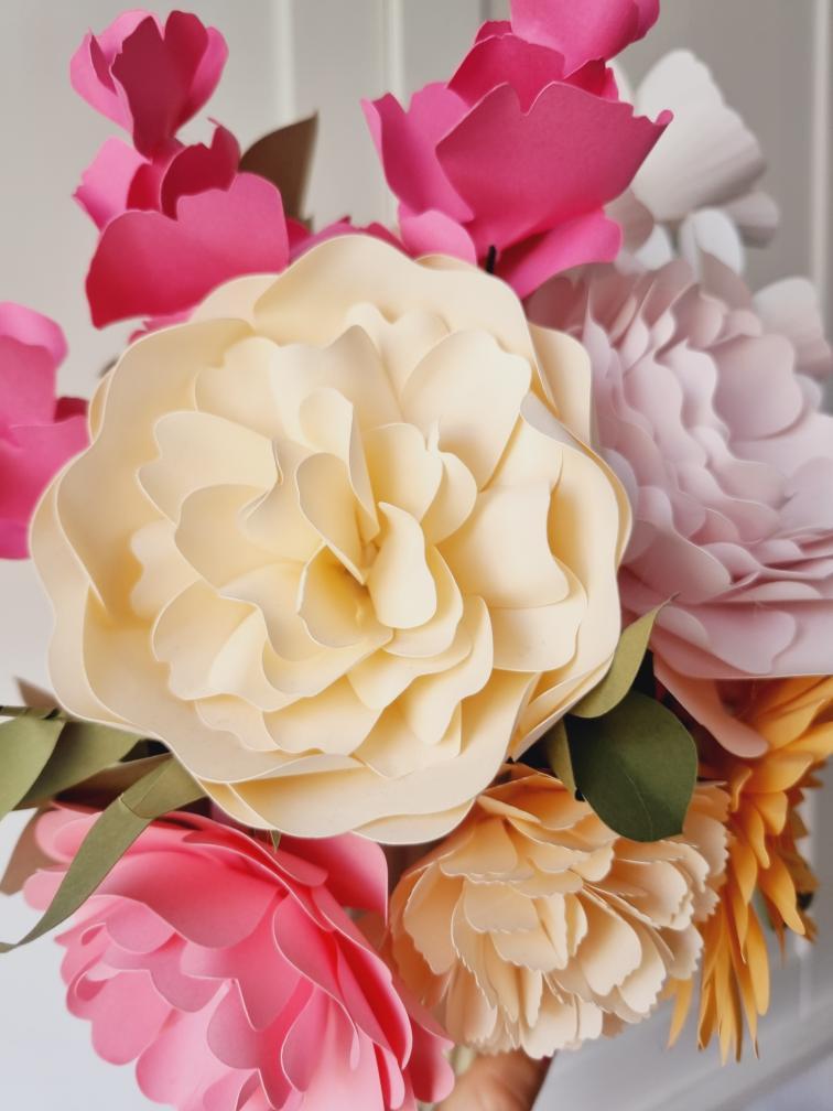 Paper Flower Arrangement - Pink Spring